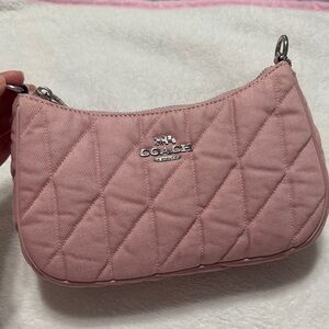 Coach Pink Denim Teri